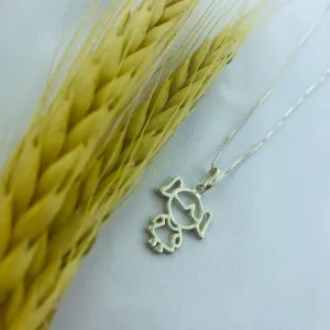 COLAR MENINA PRATA 925