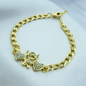 PULSEIRA MENINA CRAVEJADA