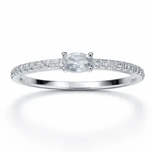 Anel em Prata 925 com Zircônia