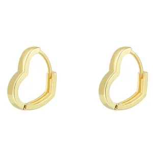 ARGOLA CORAÇÃO MÉDIA LISA