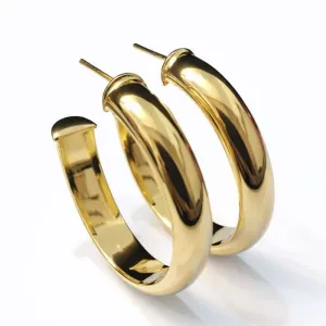 Argola Lisa Abaulada