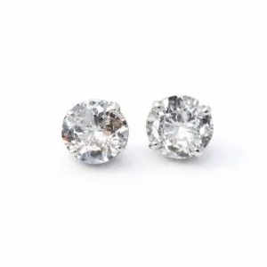 BRINCO PONTO DE LUZ PRATA 925 6MM