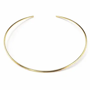 Choker Fio Aro Liso Dourado