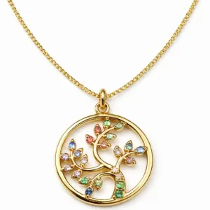 Colar Árvore da Vida Colorida
