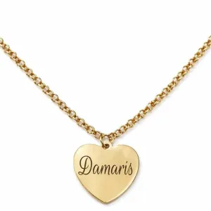 Colar Coração Personalizado