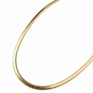 Colar Corrente Laminada Flat