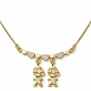 Colar Dois Filhos Meninos