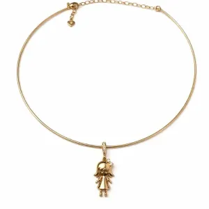 Colar Filho Menina no Aro com Zircônias