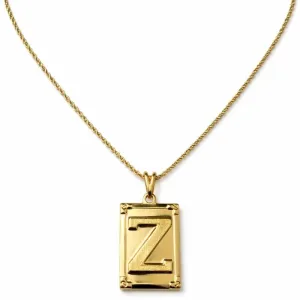 Colar Inicial Personalizado Banhado a Ouro