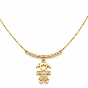 Colar Menina Cravejada