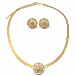 CONJUNTO COLAR E BRINCO FITA