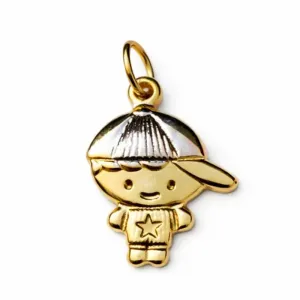 Pingente filho com boné