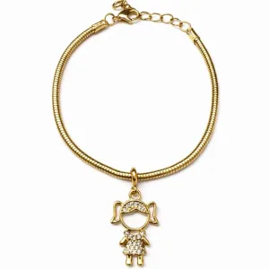 Pulseira Menina Cravejada