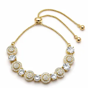 Pulseira Regulável com Zircônias