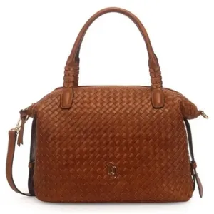 Bolsa Baú Grande Tressê Caramelo