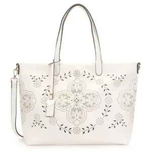 Bolsa Mandala Branca Grande.