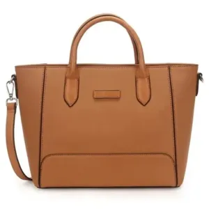 Bolsa Satchel Grande Básica WJ - Caramelo