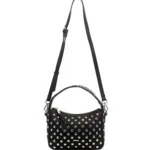 Bolsa WJ Transversal Média Aplicações Metais Preta.