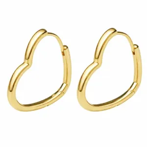 Brinco Argola Coração Médio.