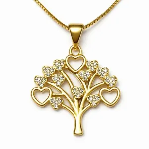 Colar Árvore da Vida Cravejada