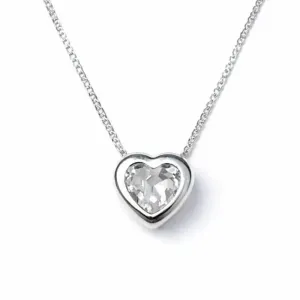 Colar Coração Pequeno em Prata 925