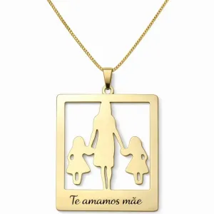 Colar Personalizado Mãe e Filhas.