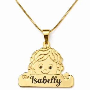 Colar Personalizado Menina com Nome.