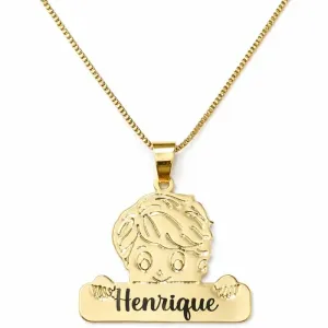 Colar Personalizado Menino com Nome.