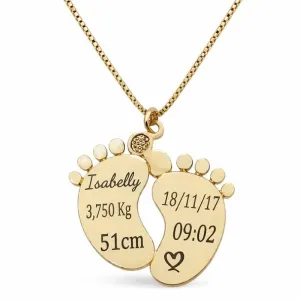 Colar Personalizado Pezinhos.