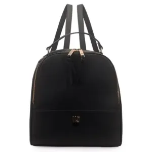 Mochila Média com Metal Logo Bicolor