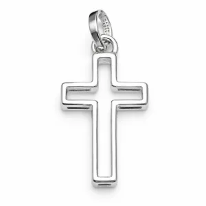 Pingente Cruz em Prata 925.