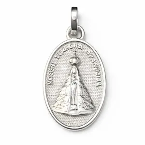 Pingente em Prata 925 Nossa Senhora Aparecida