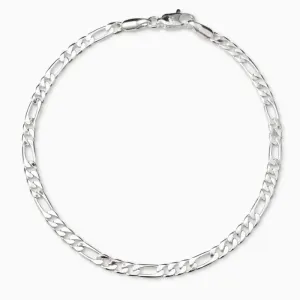 PULSEIRA MASCULINA  BANHADA NA PRATA