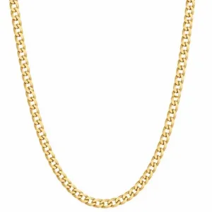 Colar Masculino Elo Grumet Pequeno Banhado a Ouro 18k  60cm.
