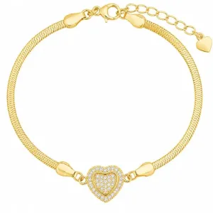 Pulseira de Fita Banhada a Ouro 18k.