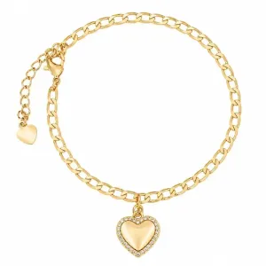 Pulseira Feminina Elos Gourmet Banhada a Ouro 18k.