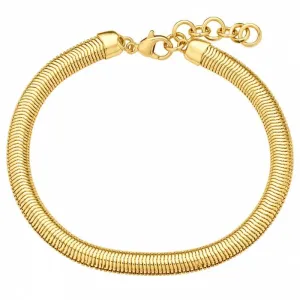 Pulseira Feminina Malha Grossa Italiana.