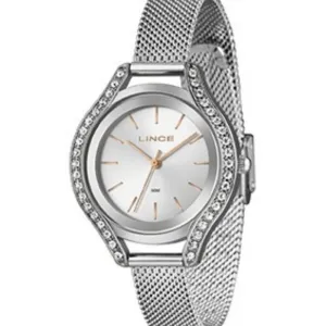 Relógio Feminino Lince Silver Crystal
