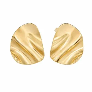Brinco Orgânico Dourado Textorizado.