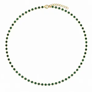 Colar Riviera Verde Esmeralda