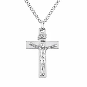 Corrente Masculina com Crucifixo Prata 925