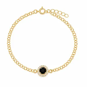 Pulseira Ponto de Luz Cravejada.