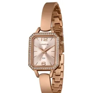 Relógio Feminino Lince Rosé Imperial Crystal.