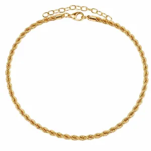 Choker Cordão Baiano Banhada a Ouro.