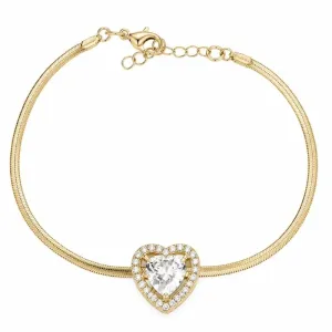 Pulseira Coração Cristal
