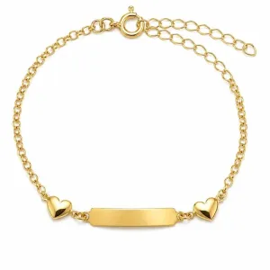 Pulseira Melindrosa Infantil Com Coração