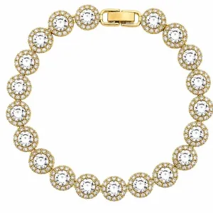 Pulseira Riviera Redonda Cravejada Luxo