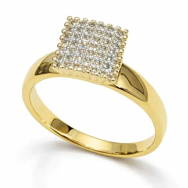 ANEL CHUVEIRINHO QUADRADO