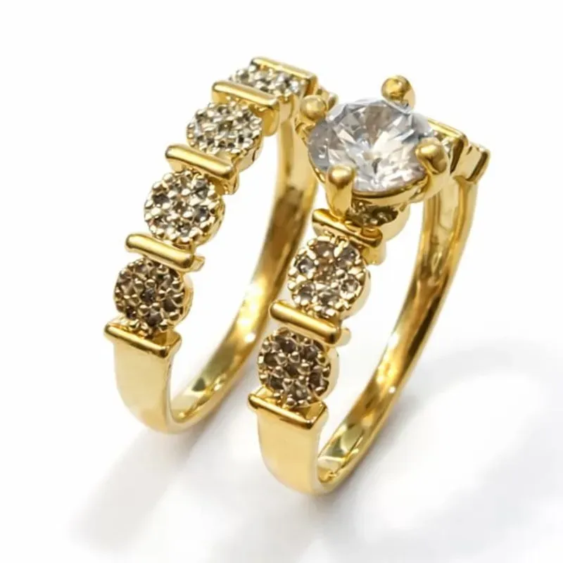 ANEL DUPLO COM ZIRCÔNIAS