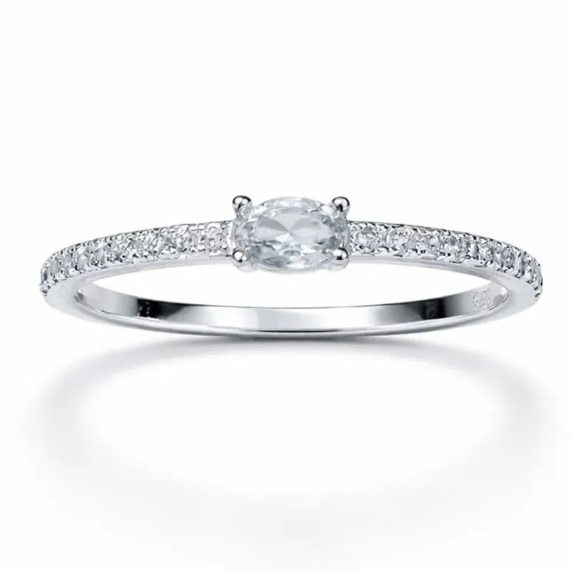 Anel em Prata 925 com Zircônia